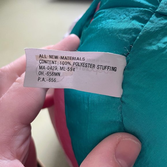 Vintage Department 56 Humpty Dumpty Plush Stuffed Animal 10" Nylon Parachute - Picture 6 of 6